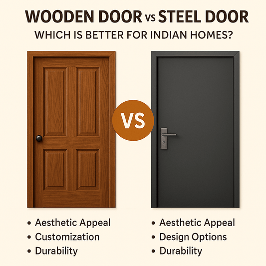 Wooden Doors vs Steel Doors – Best Choice for Indian Homes