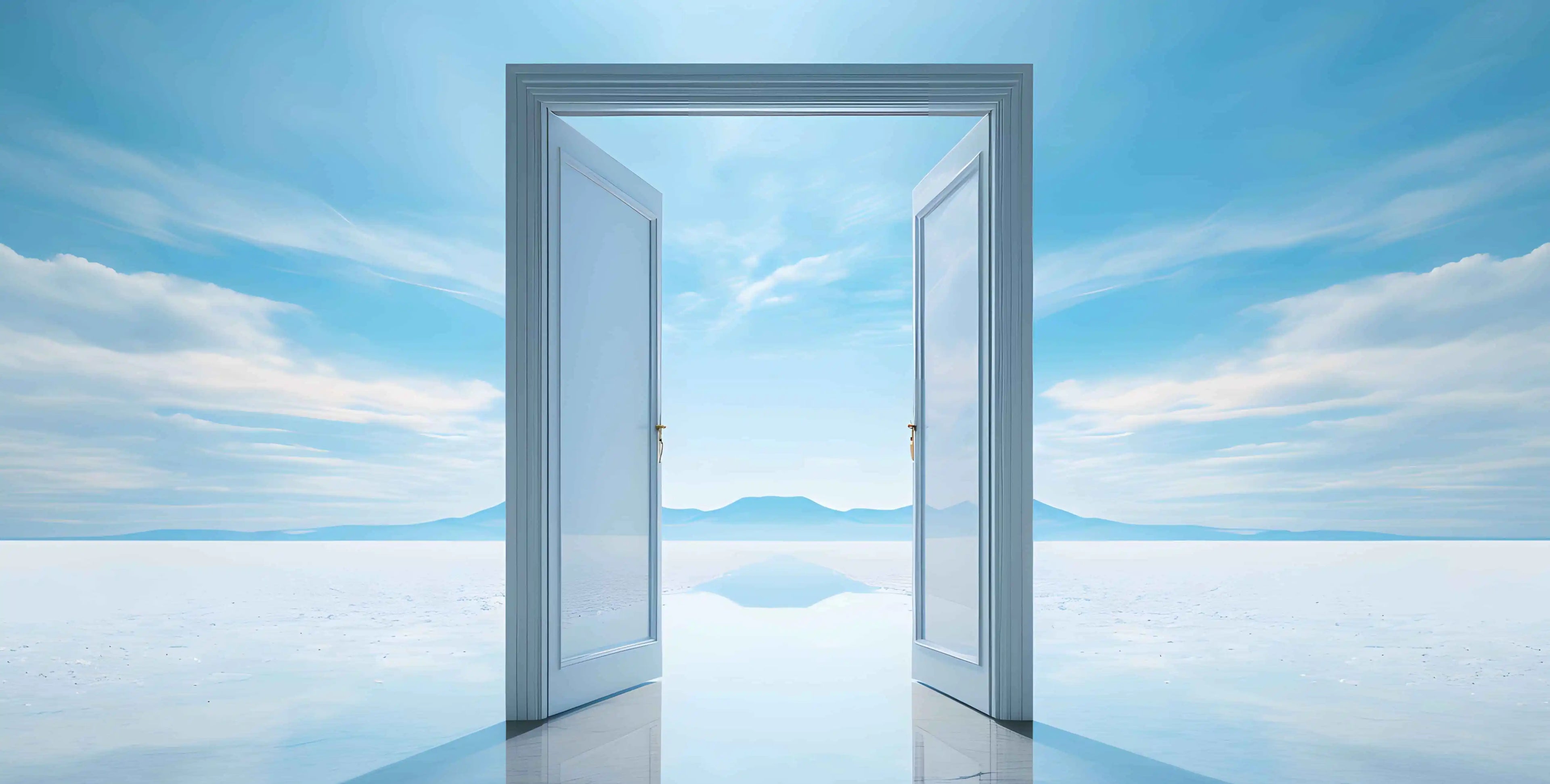 door in sky 
