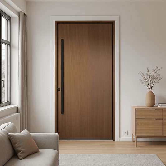 Minimalist Modern Wooden Door | Flush Design | Buy Wooden Doors Online.
