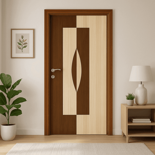 TRESSA™ Dual Tone Designer Flush Door – Contemporary Wooden Door for Modern Interiors.